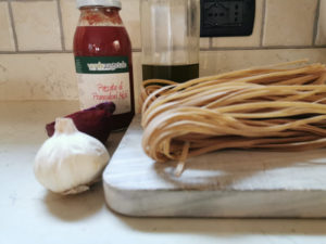 tagliatelle di farro monococco integrale al pomodoro