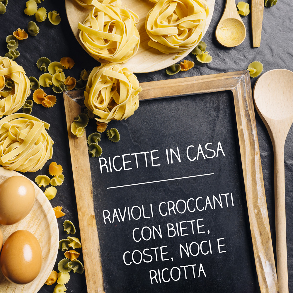 Ravioli croccanti - coghi del trentino - ricette in casa - AlpiBio